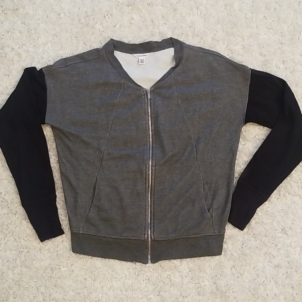 Calvin Klein Ck zip cardigan sweater